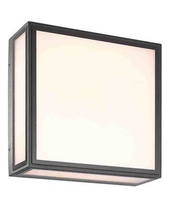 BACHELOR * PLAFÓN/APLIQUE EXTERIOR GRIS OSCURO LED IP65 - 14W - 3000K